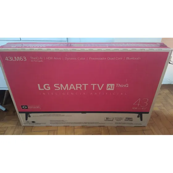 Smart Tv De 43 LG Ai Thinq 43lm6300 Controle Smart Magic
