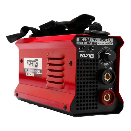 Máquina Solda Inversora Mma170ip 170a Compacta Bivolt Fortg