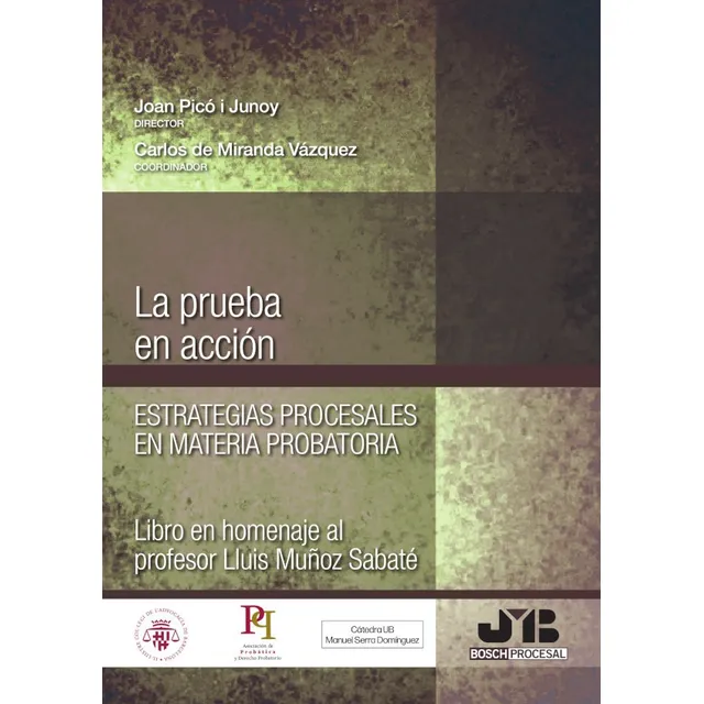 La Prueba En Acción. Estrategias Procesales En Materia Pr...