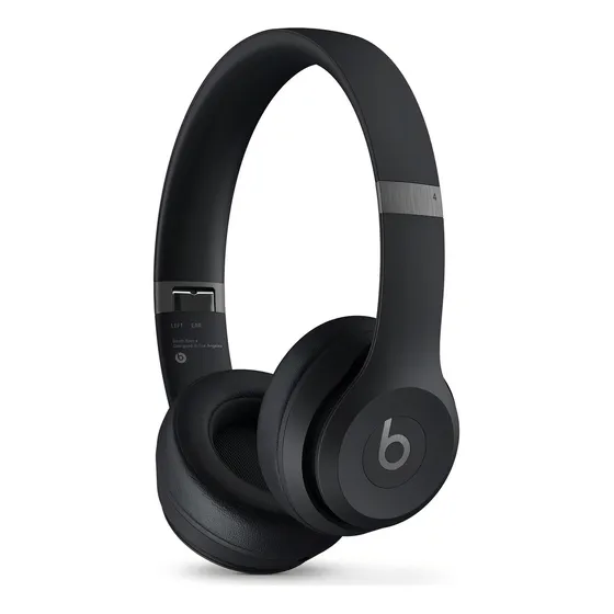 Audífonos Inalámbricos Beats Solo 4 - Negro Mate Luz Blanco