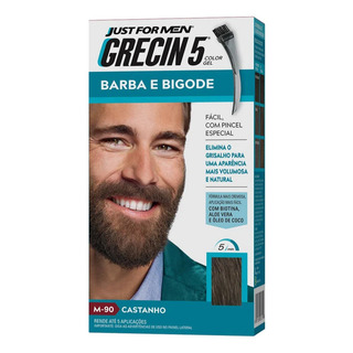 Grecin 5 Colorgel Barba E Bigode Castanho M-90 28g Envio 24h Grecin 5 Colorgel Barba E Bigode Castanho M-90 28g Envio 24h