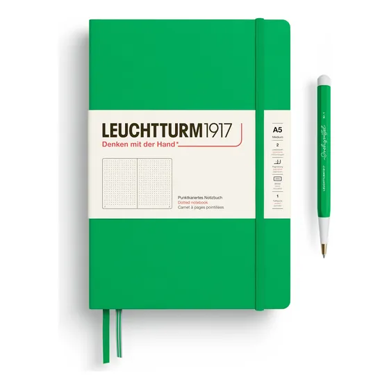 Libreta Leuchtturm1917 Tapa Dura  A5 Pu Spring Leaf
