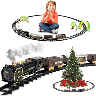 Tren Navideño Eléctrico Con Pista D Ferrocarril Luz Y Sonido Tren Navideño Eléctrico Con Pista D Ferrocarril Luz Y Sonido