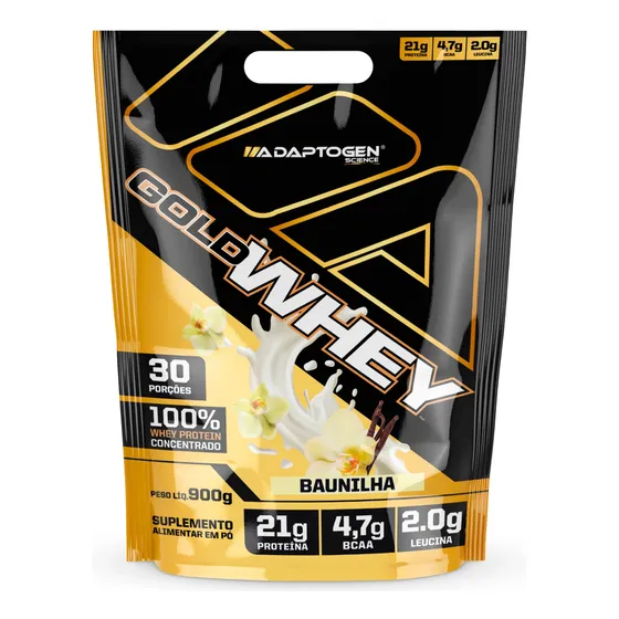 Suplemento Em Pó Adaptogen Science Alimentar Gold Whey 100%