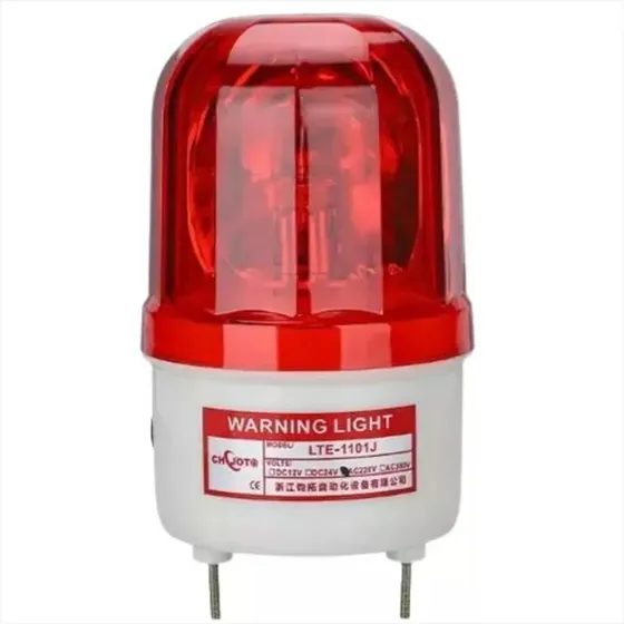 Coctelera Roja Sonora O Luz Emergencia Giratoria