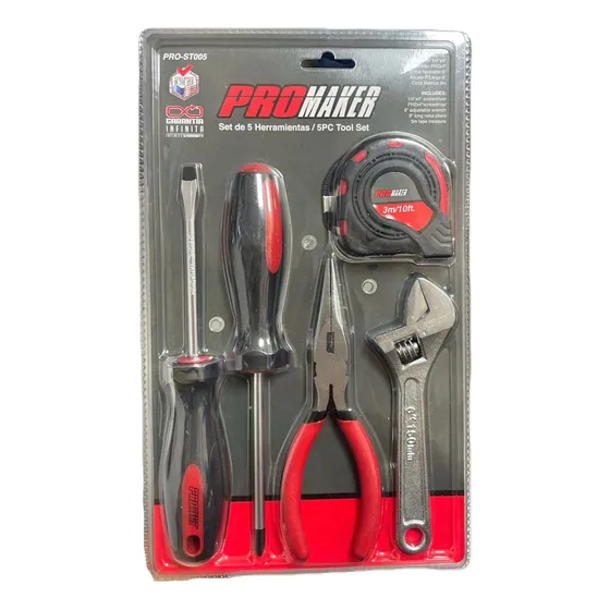 Set De Herramientas De 5 Pzas Promaker 