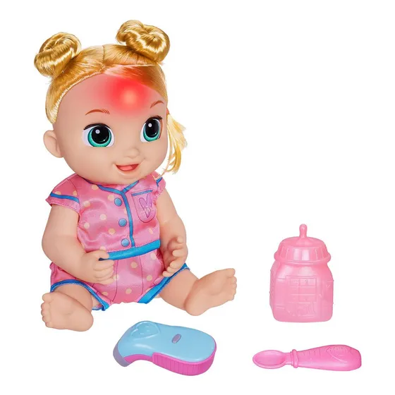 Baby Alive Lulu Achoo Rubio Muñeca Interactiva Doctor Luces 