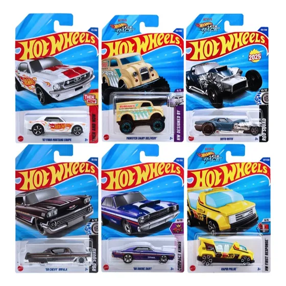 Hot Wheels Colecionável Miniatura - À Sua Escolha - Mattel