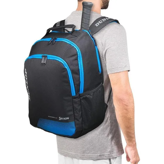 Mochila Dunlop Fx Performance Preta E Azul