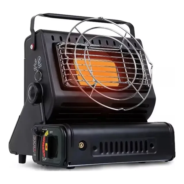 Calefactor Cocinilla Gas Hibrida 2 En 1 Portatil Camping