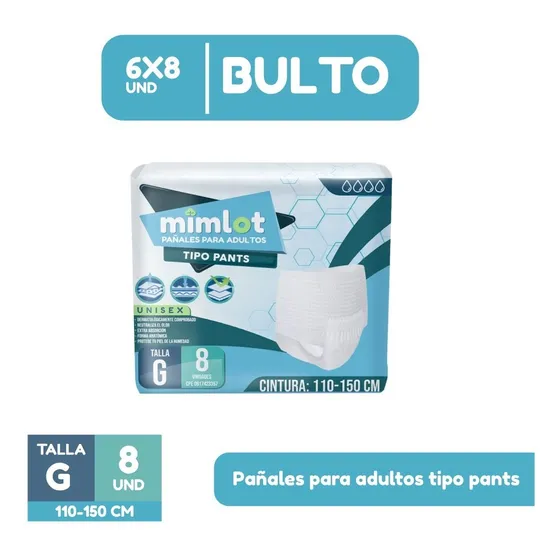 Pañales De Adulto Tipo Pants Talla G - Por Bulto