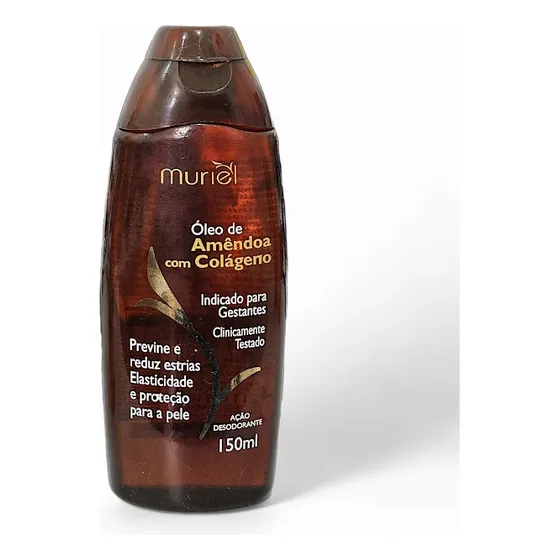 Óleo Desodorante Corporal Amêndoa E Colágeno 150ml Muriel 