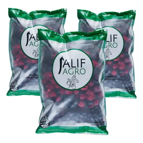 Mix Frutos Rojos Congelados Iqf Pack 3 Kg - Alif