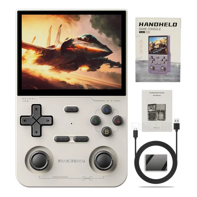 Consola De Juegos Portátil K36 Pantalla Oca Ips De 3,5 Pulga