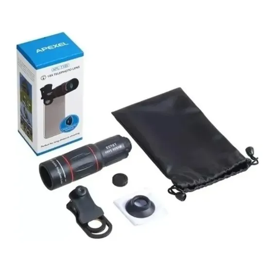 Super Luneta Telescópio/celular/lente Zoom Hd18x Apexel