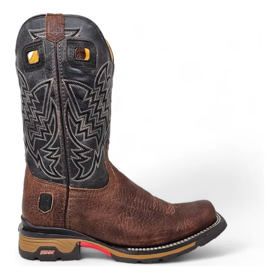 Bota Vaquera Full Rodeo Western Suela 3d Piel Autentica