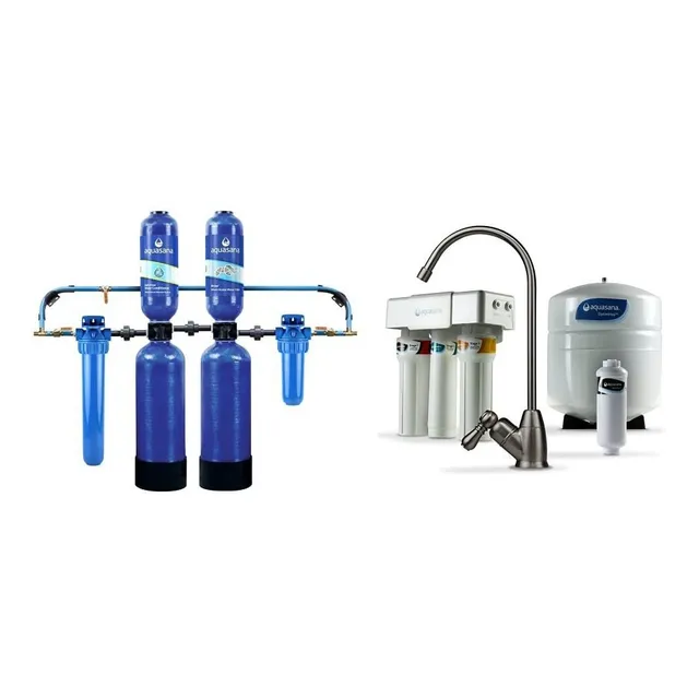 Aquasana Sistema Filtro Agua Para Toda Casa Debajo Fregadero