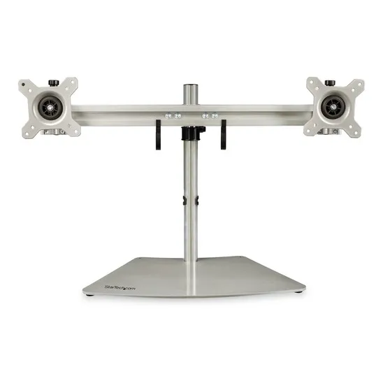 Base Soporte Para 2 Monitores De Hasta 24in-color Plata