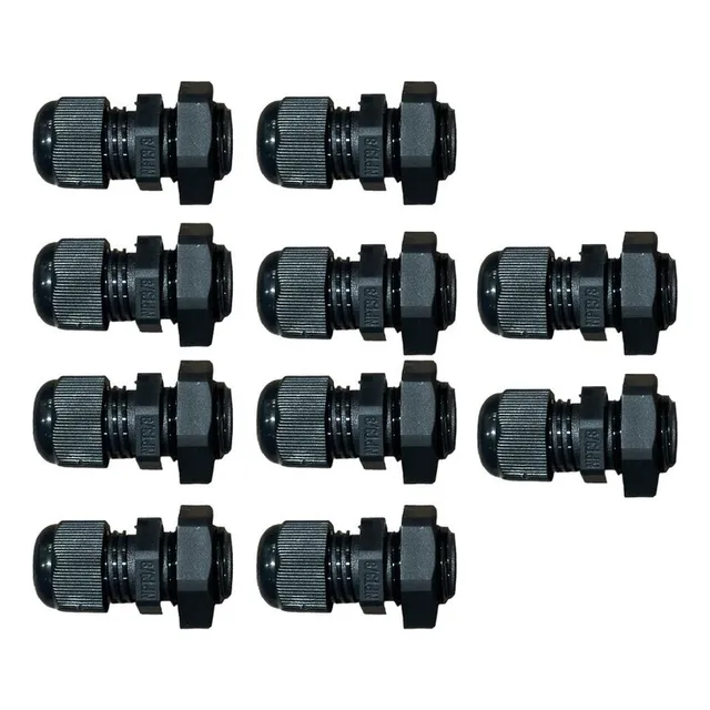 40 Conector Glandula De 3/8 Nylon Oferta