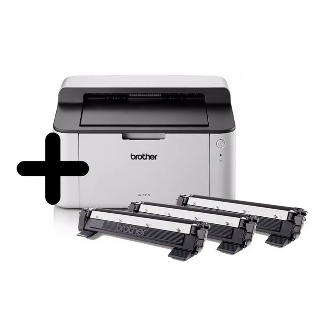 Impresora Láser Brother Hl-1200 Usb + 2 Toner Extra Tn1060