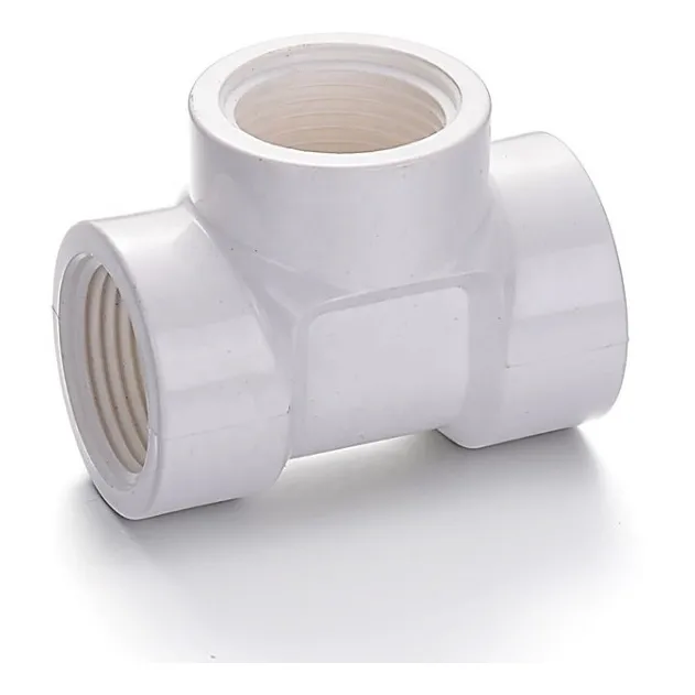 Tee Pvc Con Rosca 1 Pulgada