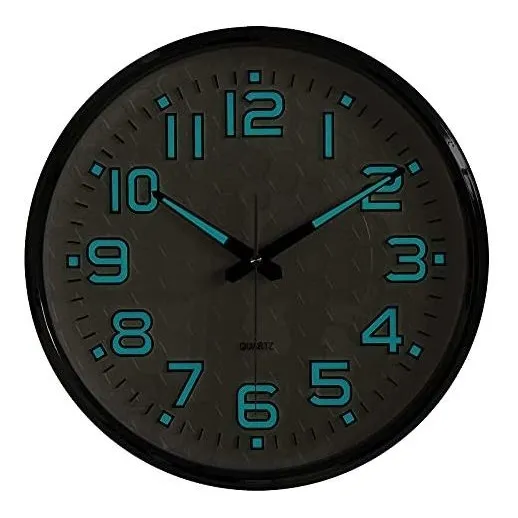 Plumeet Night Light Wall Reloj De Pared De 13' 5k81v