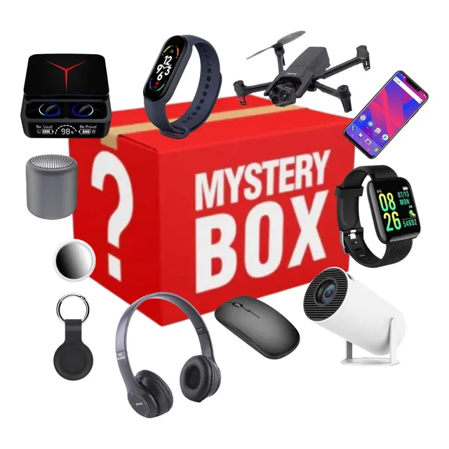 Caja Box Misteriosa Sorpresa Tecnología Random Línea Roja X1