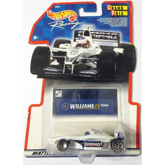 Hot Wheels Grand Prix Formula 1 Miden 7,5 Cm Escala 1/64