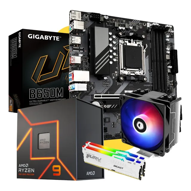 Combo Actualización Pc Gamer Amd Ryzen 9 7900x + B650 64gb!!