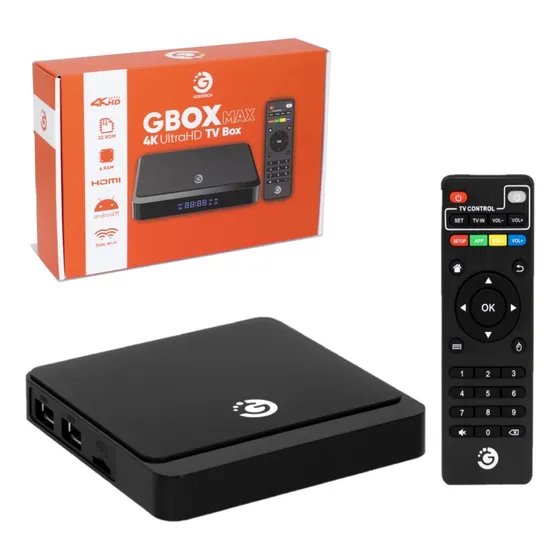 Tv Box Goltech 4k Plus 32gb Alm/ 4gb Ram Wifi Bluetooth