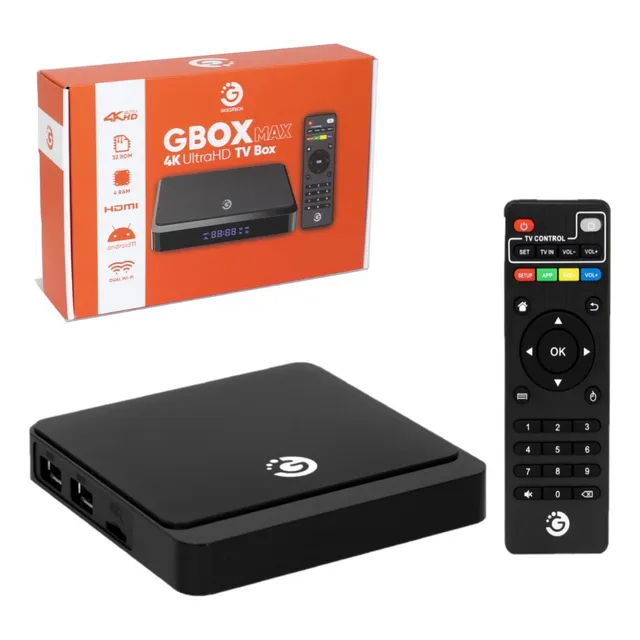 Tv Box Goltech 4k Plus 32gb Alm/ 4gb Ram Wifi Bluetooth