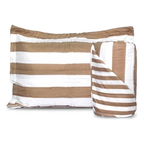 Acolchado Cover Liviano Verano King Size Reversible + Fundas