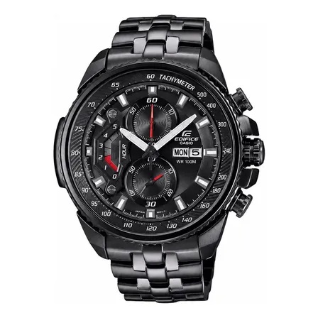 Relógio Casio Edifice Ef-558dc-1avudf Cronógrafo Completo Preto