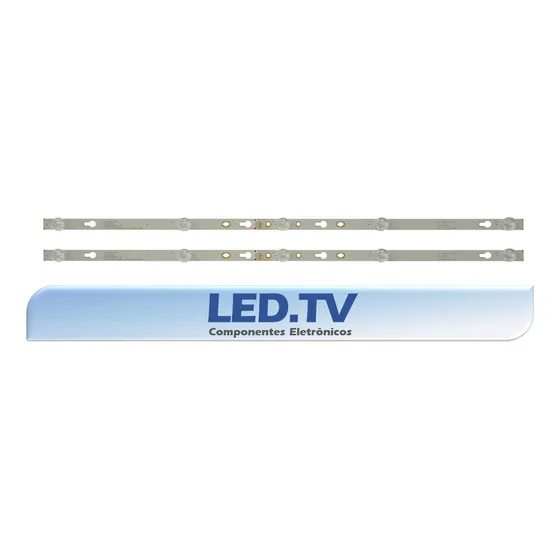Kit 2 Barras Led Ptv32d12 Ptv32d12d Novas Alumínio
