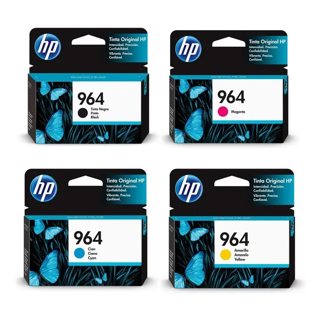 Cartuchos De Tinta Hp 964 (negro, Cian, Amarillo, Magenta) 