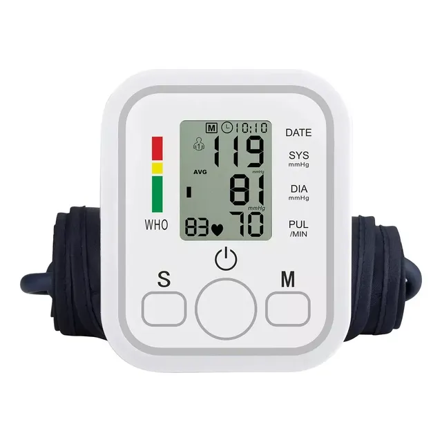 Tensiómetro Digital Con Voz, Monitor De Presión Arterial