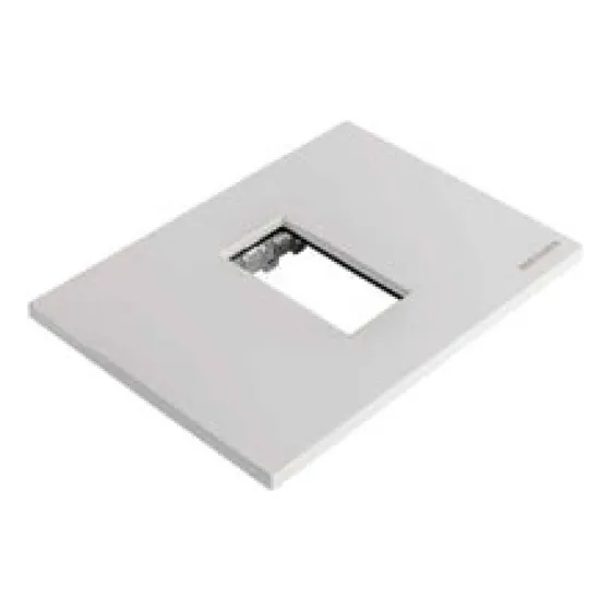 Placa Blanca De 1 Modulo Estevez Serie Zenit Caja C/20 Pza