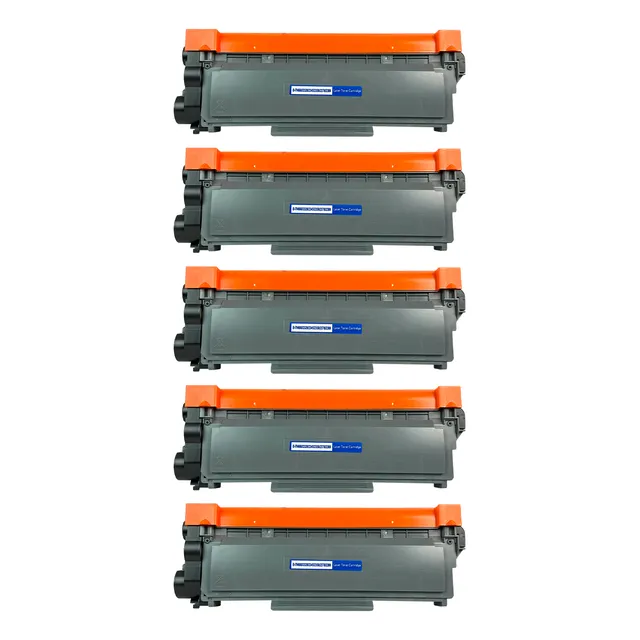 Kit Pack 5 Toner Compatible Con Brother Tn660 Tn 660 L2505w Negro