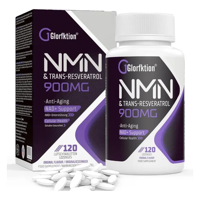 Mononucleótido D Nicotinamida 950mg Nmn Resveratrol 120 Caps