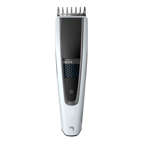Cortadora de pelo Philips Series 5000 HC5610 plata y negra 220V