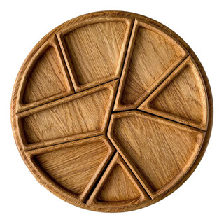 Bandeja De Madera Dividida Para Servir, Creativa, Para Bandeja De Madera Dividida Para Servir, Creativa, Para
