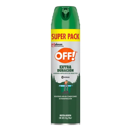 Repelente Para Mosquitos Off Extra Duración Aerosol X 290 Ml