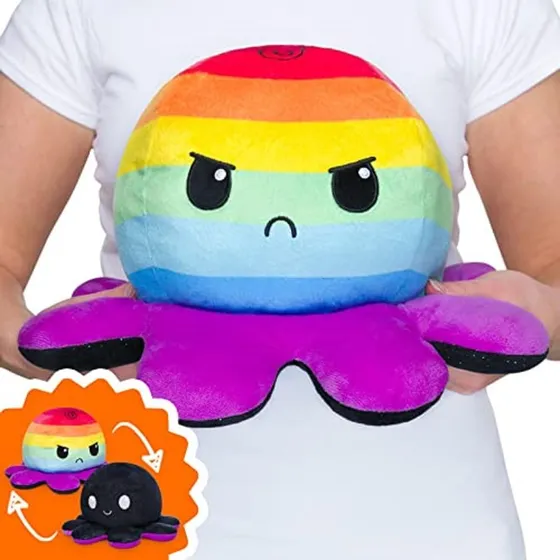 Teeturtle - Pulpo Reversible Grande - Juguete Sensorial Plus