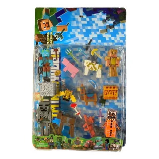 Set De Muñecos Minecraft My World Accesorios
