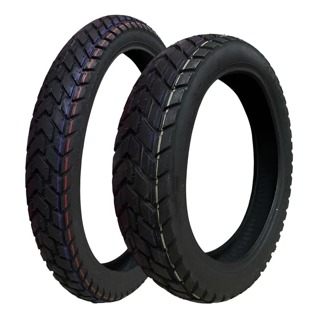 Pareja De Caucho Macuro 90/90-21 Y 130/80-17 Klr650 Dr650