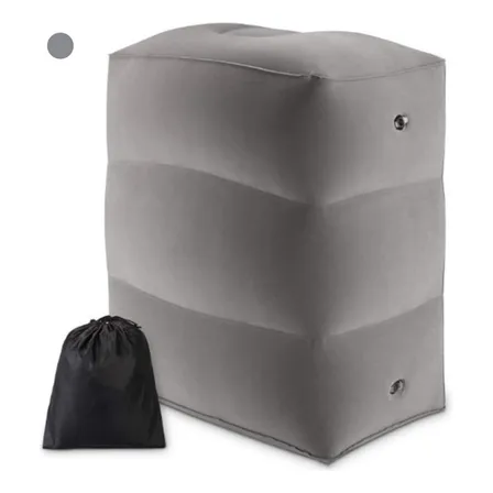 Almohada Cojín Cama Inflable Para Viajes Avión, Auto, Bus