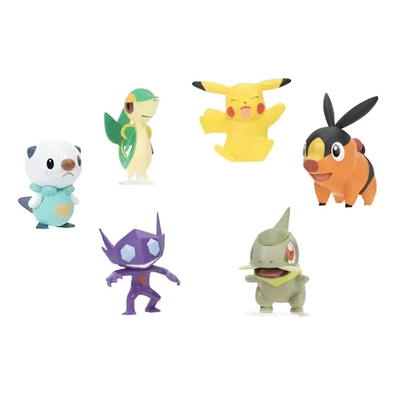 Set Pokemon Figuras De Batalla V2 X6 Pikachu Y Amigos