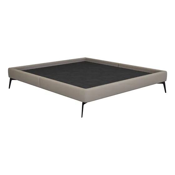 Base Bi Partida Slim Casal Em Linho Sem Cabeceira Skybox