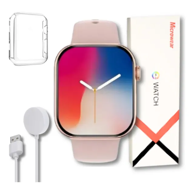 Relógio Inteligente Smartwatch W10 Pro Microwear Lançamento