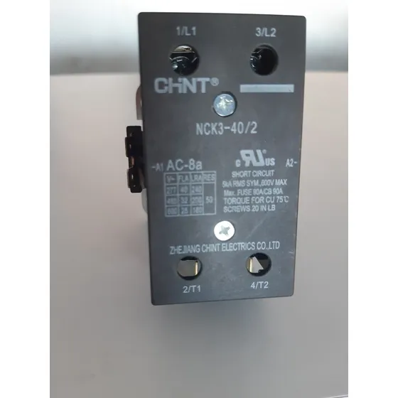 Contactor Nck 2 Polos 40 Amp 110 V Chint 